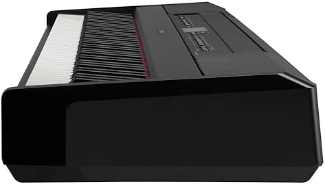 Yamaha 88 Weighted Wooden Key Digital Piano Keyboard  Premium Sound and Touch  Music Rest  Sustain Foot Switch  Black  P525B 