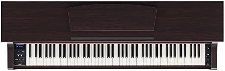 Yamaha Arius Series 88 Key Weighted Action Upright Digital Piano for Beginner and Intermediate Players  Dynamic Response  Grand Piano Sound  3 pedal Unit  Bench Included  Rosewood YDP105R