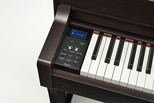 Yamaha Arius Series 88 Key Weighted Action Upright Digital Piano for Beginner and Intermediate Players  Dynamic Response  Grand Piano Sound  3 pedal Unit  Bench Included  Rosewood YDP105R