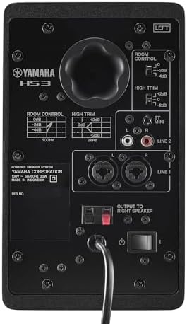 Yamaha HS4 Powered Studio Monitor in White  Pair  HS4 W 