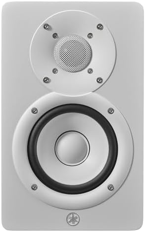 Yamaha HS4 Powered Studio Monitor in White  Pair  HS4 W 