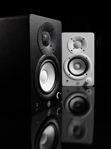 Yamaha HS4 Powered Studio Monitor in White  Pair  HS4 W 