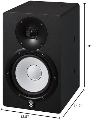 Yamaha HS4 Powered Studio Monitor in White  Pair  HS4 W 