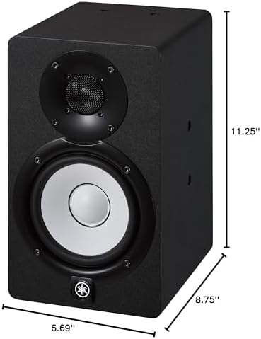 Yamaha HS4 Powered Studio Monitor in White  Pair  HS4 W 