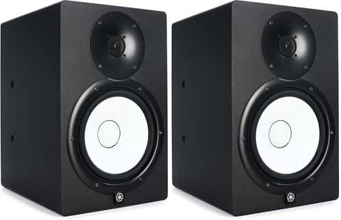 Yamaha HS4 Powered Studio Monitor in White  Pair  HS4 W 