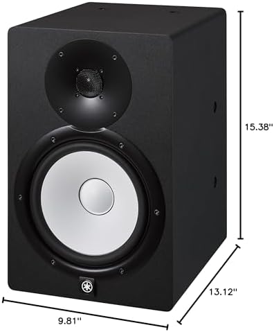 Yamaha HS4 Powered Studio Monitor in White  Pair  HS4 W 
