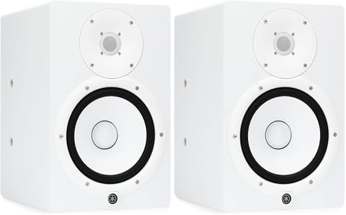 Yamaha HS4 Powered Studio Monitor in White  Pair  HS4 W 