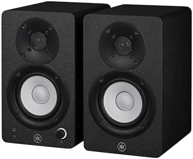 Yamaha HS4 Powered Studio Monitor in White  Pair  HS4 W 