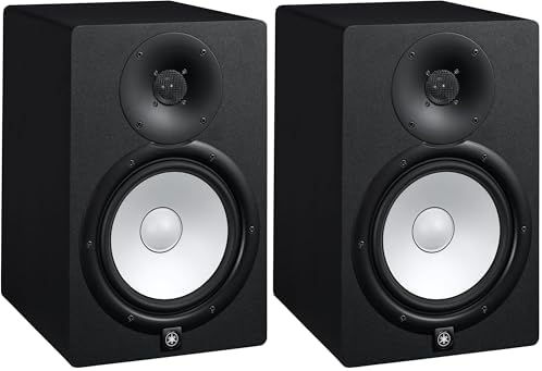 Yamaha HS4 Powered Studio Monitor in White  Pair  HS4 W 