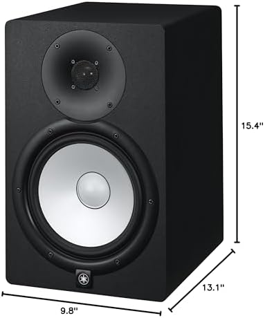 Yamaha HS4 Powered Studio Monitor in White  Pair  HS4 W 