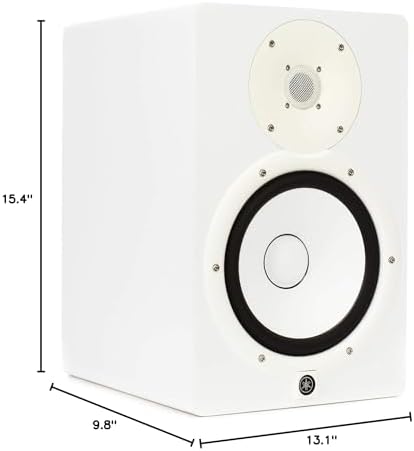 Yamaha HS4 Powered Studio Monitor in White  Pair  HS4 W 