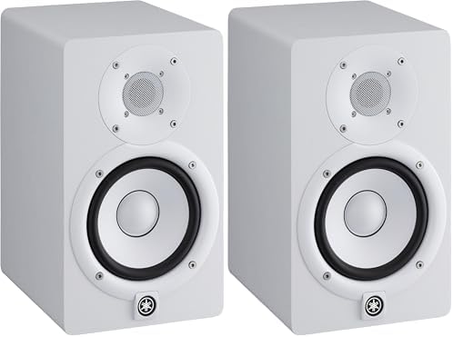 Yamaha HS4 Powered Studio Monitor in White  Pair  HS4 W 