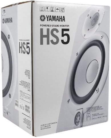 Yamaha HS4 Powered Studio Monitor in White  Pair  HS4 W 