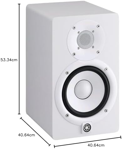 Yamaha HS4 Powered Studio Monitor in White  Pair  HS4 W 