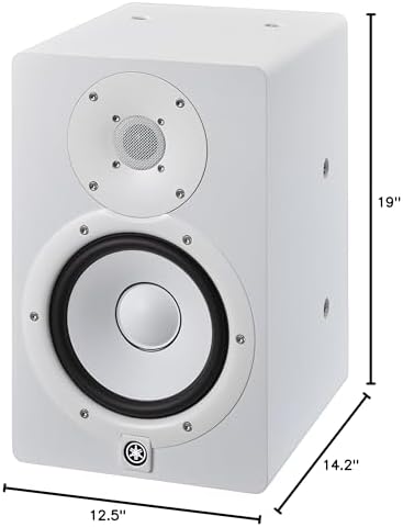 Yamaha HS4 Powered Studio Monitor in White  Pair  HS4 W 