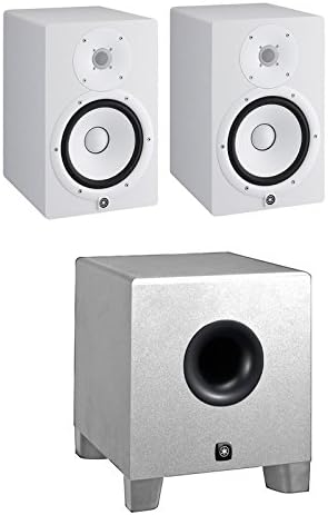 Yamaha HS4 Powered Studio Monitor in White  Pair  HS4 W 