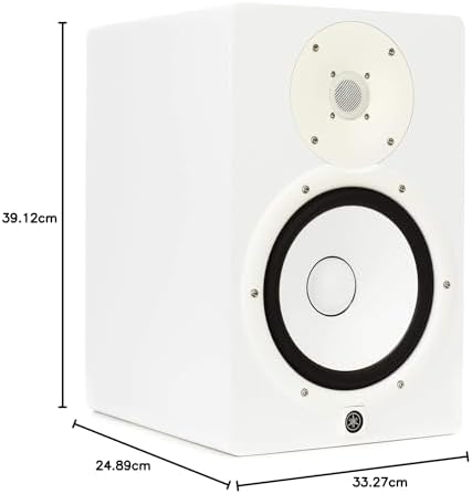 Yamaha HS4 Powered Studio Monitor in White  Pair  HS4 W 