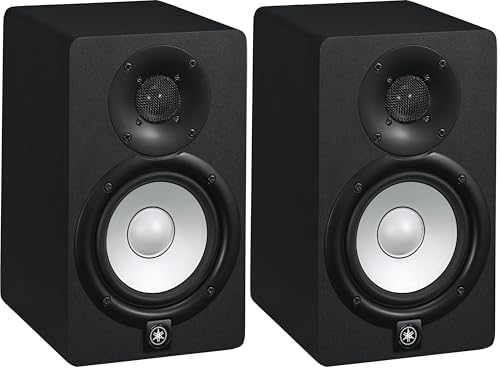 Yamaha HS4 Powered Studio Monitor in White  Pair  HS4 W 