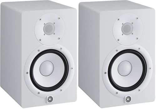 Yamaha HS4 Powered Studio Monitor in White  Pair  HS4 W 