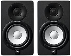 Yamaha HS5 par de monitores de estudio de campo cercano de dos vías con bass-reflex biamplificados con woofers de 5 pulgadas
