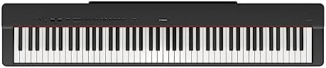 Yamaha P225B  88 Key Weighted Action Digital Piano with Power Supply and Sustain Pedal  Black  P225B 