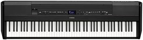 Yamaha P225B  88 Key Weighted Action Digital Piano with Power Supply and Sustain Pedal  Black  P225B 