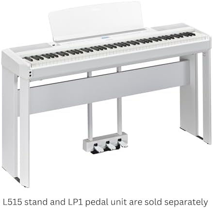 Yamaha P225B  88 Key Weighted Action Digital Piano with Power Supply and Sustain Pedal  Black  P225B 