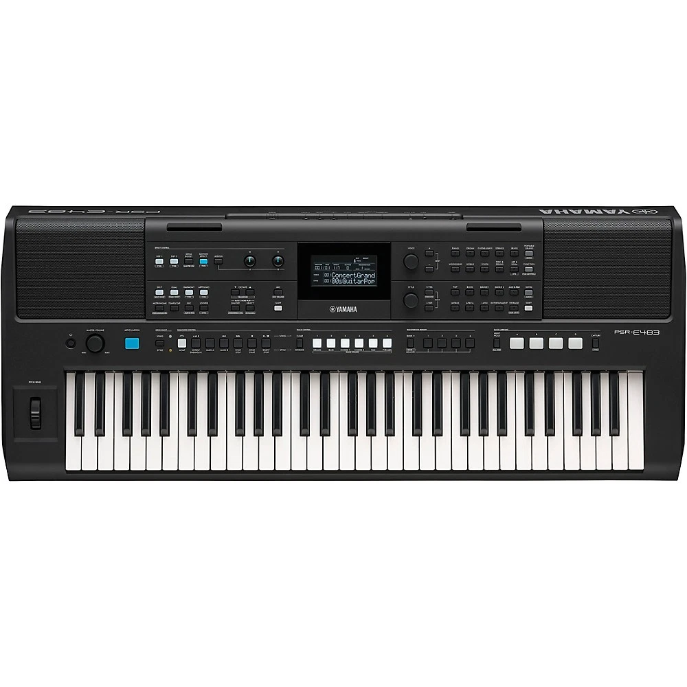 Yamaha PSR E483 61 Key Portable Keyboard
