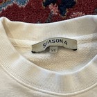 Yeezy Season 4 Calabasas Sweatshirt Kanye West Birch Off White Size XS