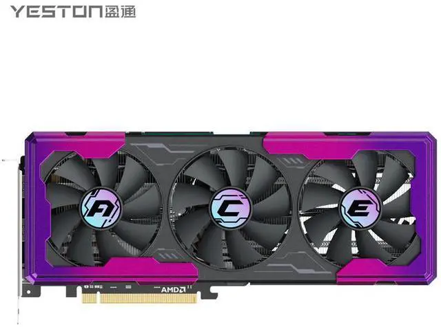 Yeston ACE Radeon RX9060XT 16G GDDR6 Desktop computer PC Video Graphics Cards support PCI Express 5 0 2 DP 1 HDMI compatible ARGB graphics card