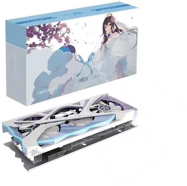 Yeston Radeon RX 6800 XT 16GB D6 GDDR6 256bit 7nm Desktop computer PC Video Graphics Cards support PCI Express 4 0 video cards 3 DP  RGB light effect Fragrant graphics card No HDMI interface 