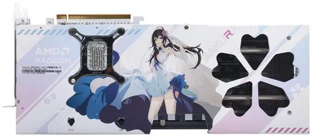 Yeston Sakura Radeon RX 9070 XT 16G GDDR6 256bit 4nm  Desktop computer PC Video Graphics Cards support PCI Express 5 0 3 DP 1 HDMI compatible ARGB graphics card Sakura