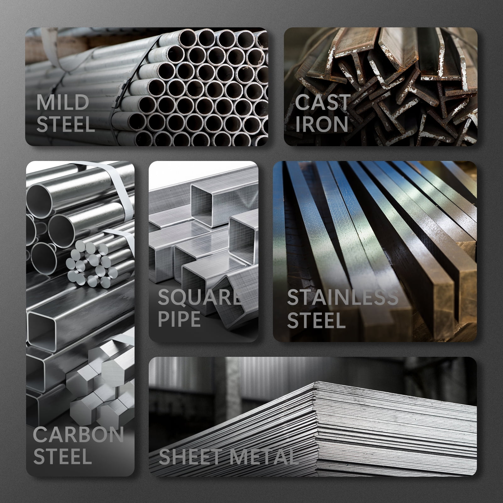 Yeswelder 160Amp MIG Welder  Gas/Flux MIG  Stick  Dual Voltage 110V/220V  LED Display  Synergic Control