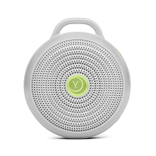 Yogasleep Hushh Portable White Noise Sound Machine for Baby  3 Soothing Natural Sounds with Volume Control  Compact Size  Noise Canceling for Sleep Aid  Office Privacy  & Meditation  Registry Gift