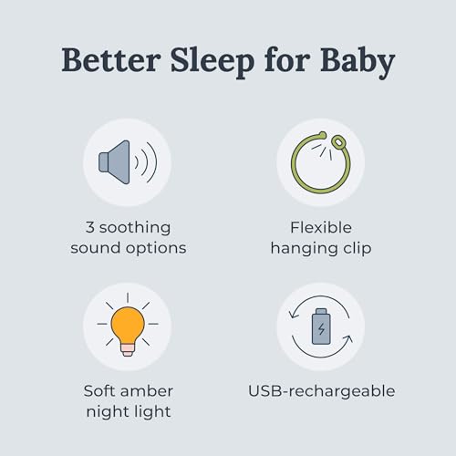 Yogasleep Hushh Portable White Noise Sound Machine for Baby  3 Soothing Natural Sounds with Volume Control  Compact Size  Noise Canceling for Sleep Aid  Office Privacy  & Meditation  Registry Gift