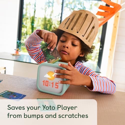 Yoto Player  3rd Gen     Adventure Jacket Frog Soup   Kids Bluetooth Audio Speaker  All in 1 Screen Free Device Plays Stories Music Podcasts Radio White Noise Thermometer Nightlight Ok to Wake Clock