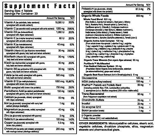 Youngevity Beyond Tangy Tangerine 2 0 Multi Vitamin & Mineral Complex   Made with Natural & Whole Foods   160 000 ORAC   120 Tablets   3 Pack