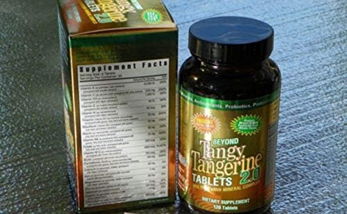 Youngevity Beyond Tangy Tangerine 2 0 Multi Vitamin & Mineral Complex   Made with Natural & Whole Foods   160 000 ORAC   120 Tablets   3 Pack