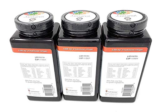 youtheory colágeno fórmula avanzada 1, 2 y 3, Greatitems paquete de 3 (390 comprimidos)