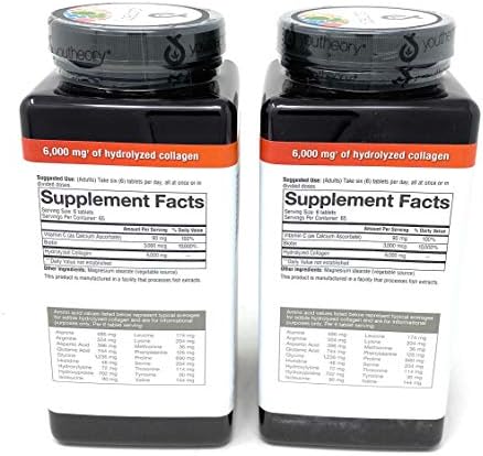 Youtheory Collagen Advanced Formula Tablets   390 ct  2 Pack for 780 Ct 