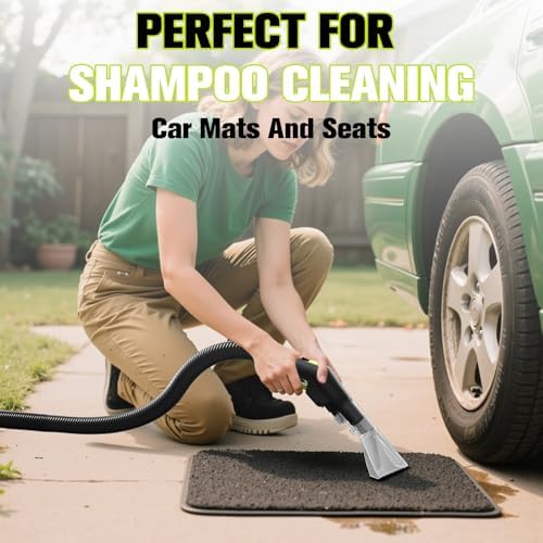 Yowmoft Extractor Vacuum Car Detailing  4 Gallon Car shampooer Interior Cleaner  5 5 Peak HP Wet Dry Upholstery Shampoo Vacuum Cleaner  3 in 1 Carpet Extractor for Home/Shop