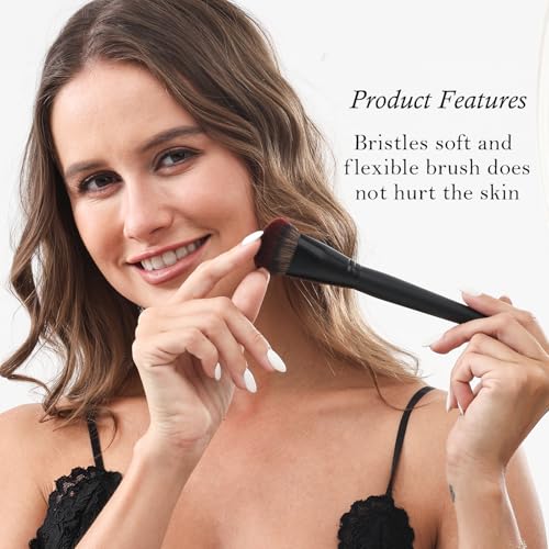 ZAMEL 26Pcs Black labeled Makeup Brushes Set Professional Full Face ULTRA SOFT Hair Makeup Brush Set Contains large powder Foundation Ultimate Blending Make up Brush set Blush Concealers Eyeshadow