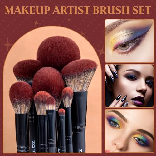 ZAMEL 26Pcs Black labeled Makeup Brushes Set Professional Full Face ULTRA SOFT Hair Makeup Brush Set Contains large powder Foundation Ultimate Blending Make up Brush set Blush Concealers Eyeshadow
