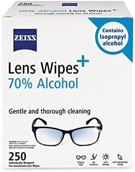 ZEISS Pre Moistened Lens Cleaning Wipes  600 Count