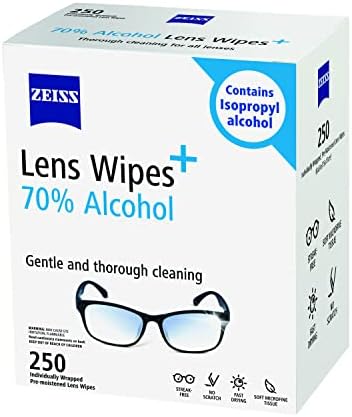 ZEISS Pre Moistened Lens Cleaning Wipes  600 Count