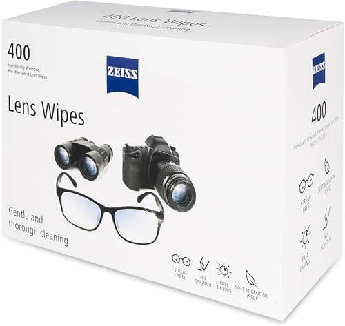 ZEISS Pre Moistened Lens Cleaning Wipes  600 Count
