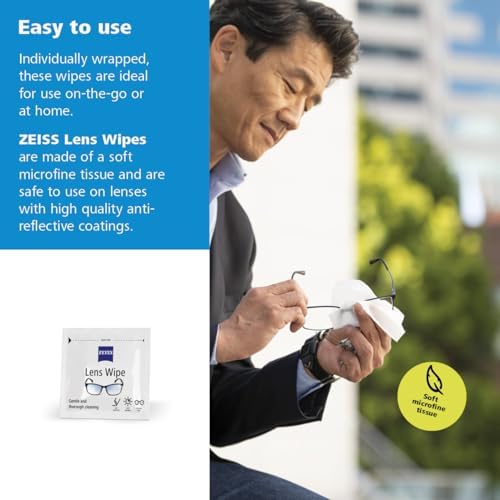 ZEISS Pre Moistened Lens Cleaning Wipes  600 Count