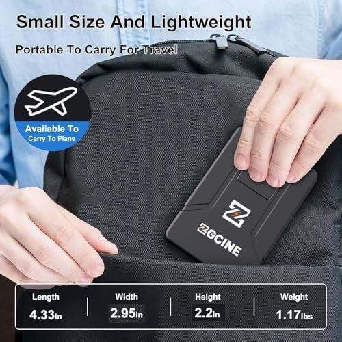 ZGCINE V Mount Battery V99 Pro PD100W Fast Charging 6400mAh 94 72Wh 14 8V Mini V Mount Battery with D Tap/Dual USB C/BP/Dual DC Ports/OLED Screen for Camera  Camcorder Phone Monitor Video Light