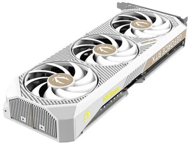ZOTAC AMP GeForce RTX 5070 12GB 192 Bit GDDR7 PCI Express 5 0 x16 Graphics Card RTX 5070 AMP White Edition ZT B50700FQ 10P