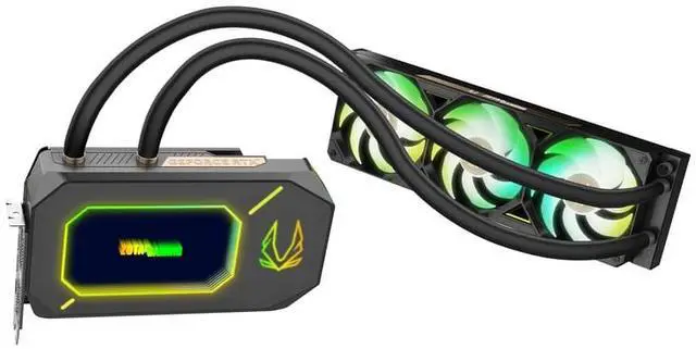 ZOTAC ARCTICSTORM AIO Liquid Cooling GeForce RTX 5090 32GB GDDR7 PCI Express 5 0 x16 ATX Graphics Card RTX 5090 ARCTICSTORM  AIO ZT B50900K 30P